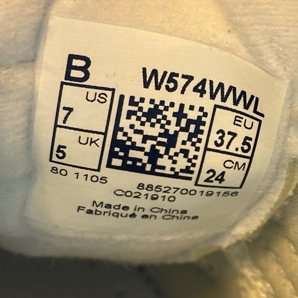 New balance 574 running shoe womens size 7 - Picture 7 of 7